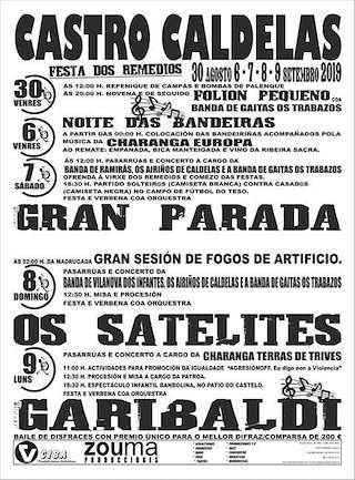 Virxe dos Remedios en Castro Caldelas