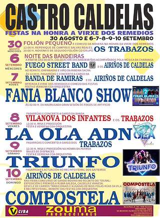 Virxe dos Remedios en Castro Caldelas