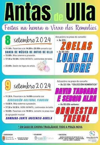 Virxe dos Remedios en Antas de Ulla