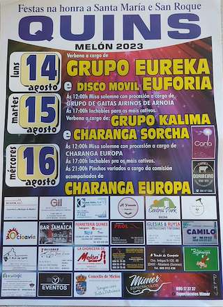 Virxe Santa María e San Roque de Quins en Melón