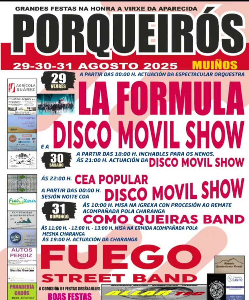 Virxe da Aparecida de Porqueirós (2026) en Muíños