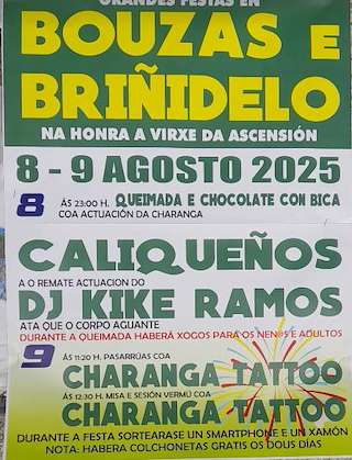 Fechas, información, programa, cartel, imágenes, mapa y ubicación de Virxe da Ascensión de Bouzas e Briñidelo  en  Lobios