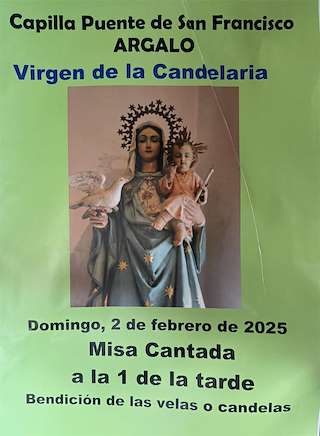 Fechas, información, programa, cartel, imágenes, mapa y ubicación de Virxe da Candelaria de Ponte de San Francisco  en  Noia
