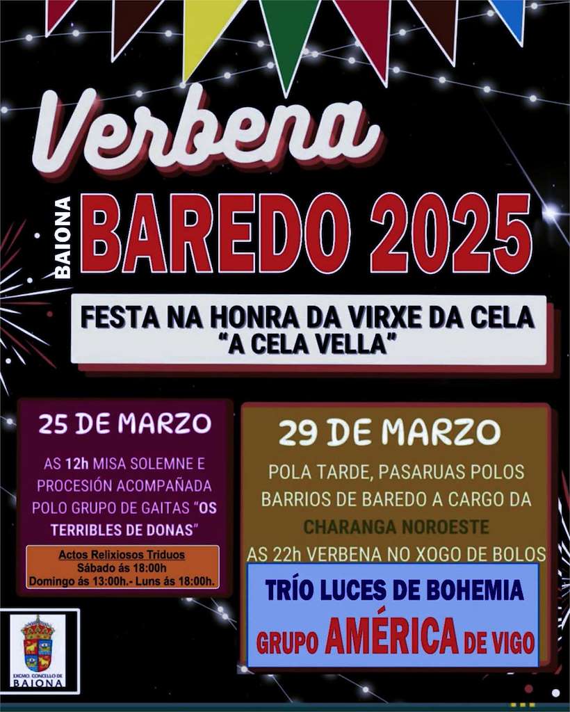 Virxe da Cela de Baredo  en Baiona