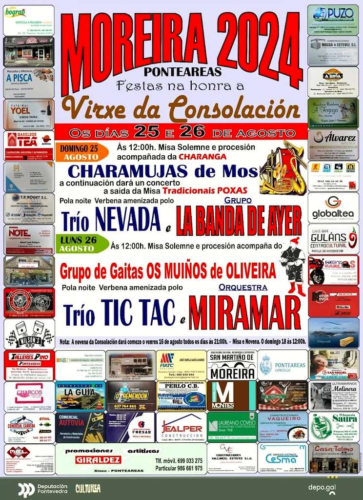 Virxe da Consolación de Moreira en Ponteareas