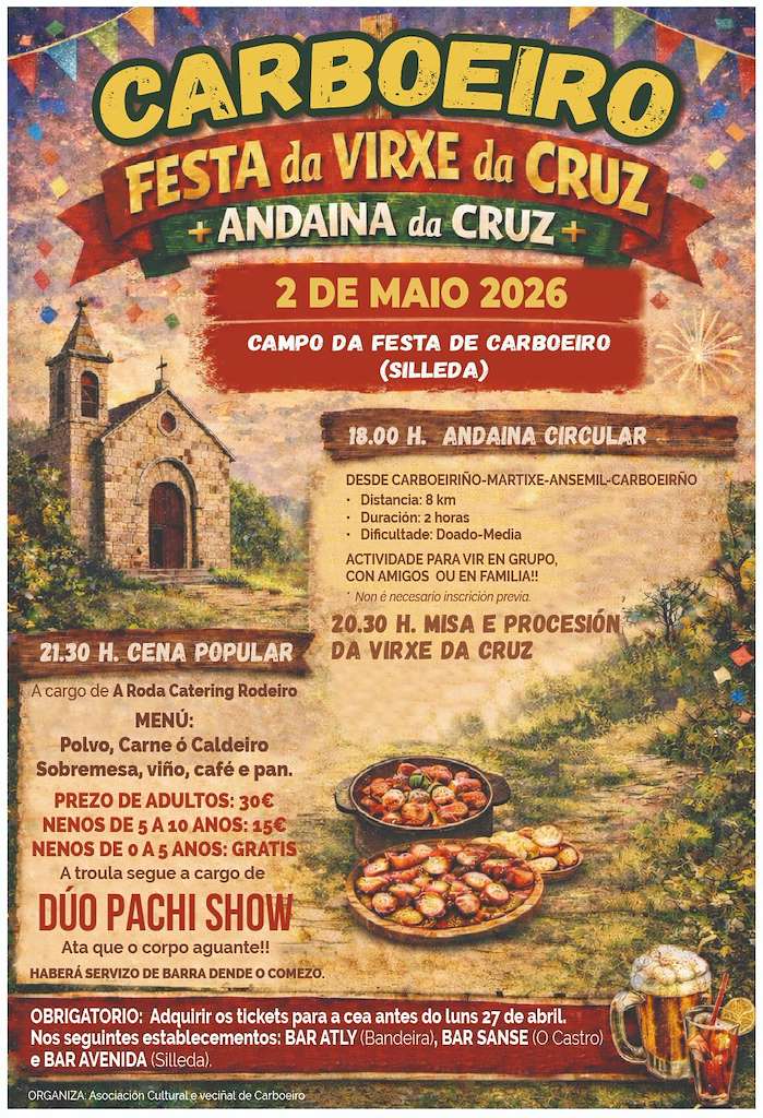 Virxe da Cruz de Carboeiro (2026) en Silleda