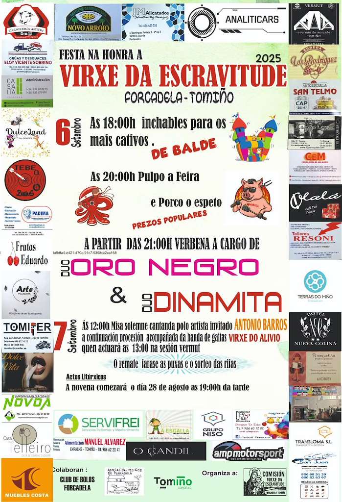 Virxe da Excravitude de Forcadela (2025) en Tomiño