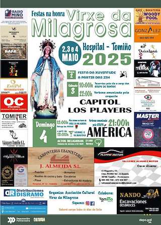Fechas, información, programa, cartel, imágenes, mapa y ubicación de Virxe da Milagrosa de Hospital  en  Tomiño