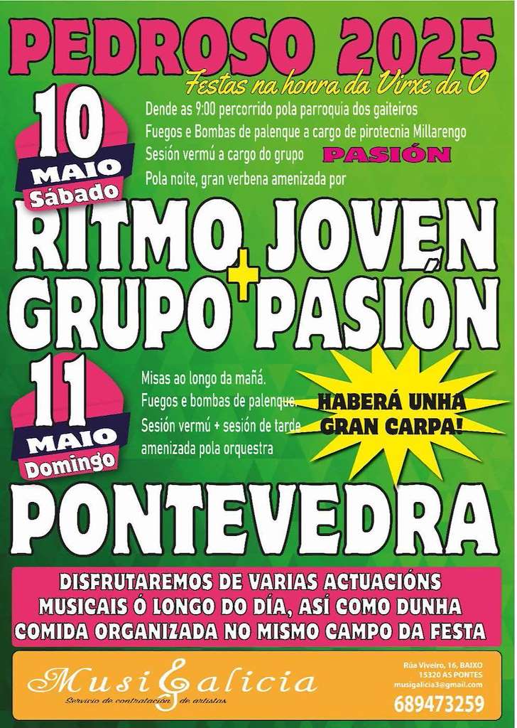 Virxe da O de Pedroso (2025) en Narón