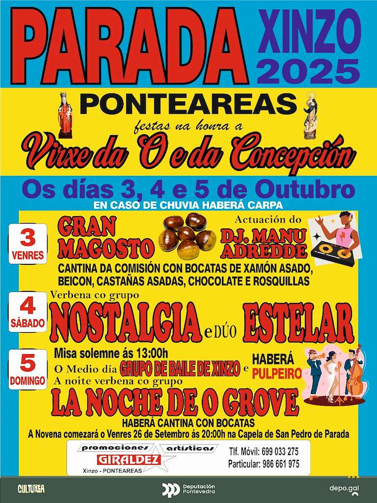 Virxe da O e da Concepción de Parada - Xinzo en Ponteareas