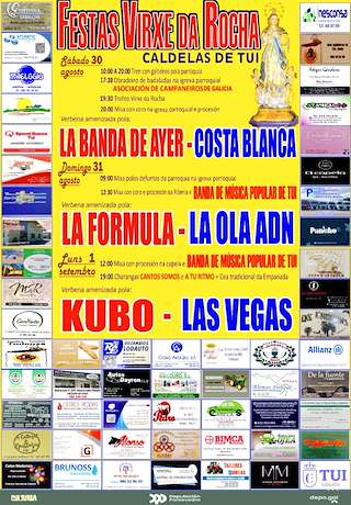 Fechas, información, programa, cartel, imágenes, mapa y ubicación de Virxe da Rocha  en  Tui