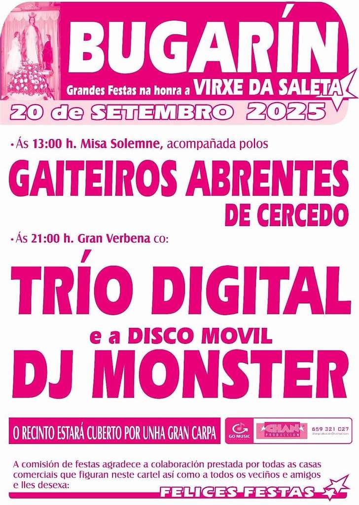 Virxe da Saleta de Bugarín en Cerdedo-Cotobade