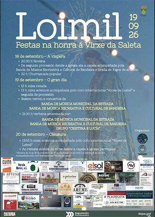 Fechas, información, programa, cartel, imágenes, mapa y ubicación de Virxe da Saleta de Loimil (2026) en A Estrada