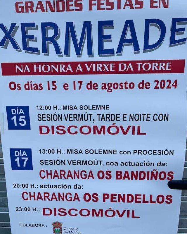 Virxe da Torre de Xermeade en Muíños