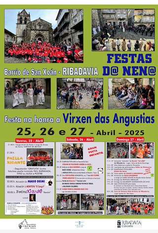 Fechas, información, programa, cartel, imágenes, mapa y ubicación de Virxe das Angustias  en  Ribadavia