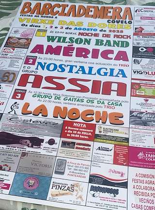 Fechas, información, programa, cartel, imágenes, mapa y ubicación de Virxe das Dores de Barciademera  en  Covelo