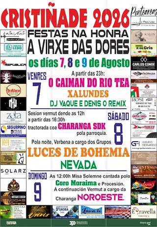 Fechas, información, programa, cartel, imágenes, mapa y ubicación de Virxe das Dores de Cristiñade (2026)  en  Ponteareas