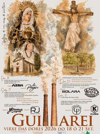 Fechas, información, programa, cartel, imágenes, mapa y ubicación de Virxe das Dores de Guillarei (2026) en Tui