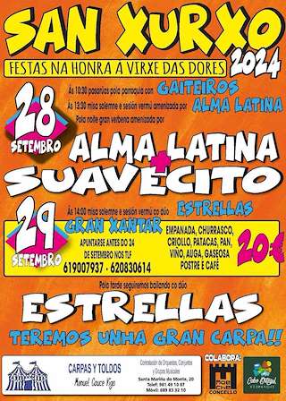 Fechas, información, programa, cartel, imágenes, mapa y ubicación de Virxe das Dores de San Jorge   en  Moeche