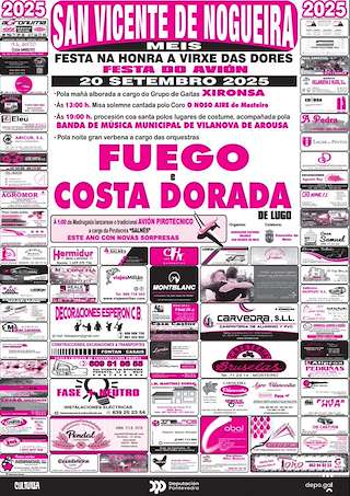 Fechas, información, programa, cartel, imágenes, mapa y ubicación de Virxe das Dores de San Vicente de Nogueira  en  Meis