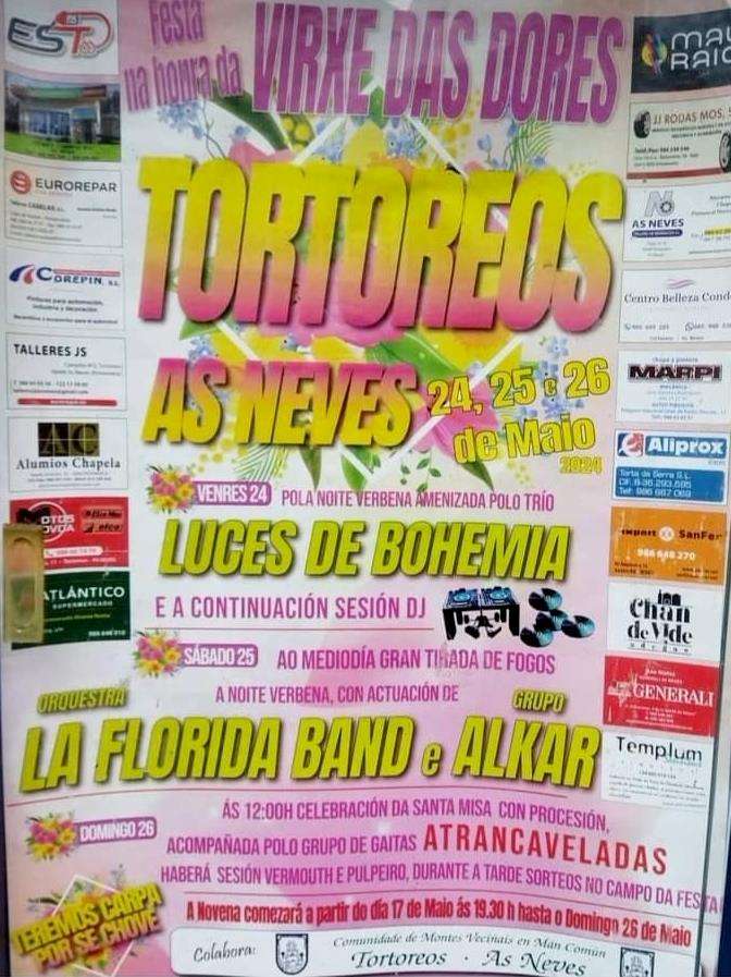 Virxe das Dores de Tortoreos (2025) en As Neves