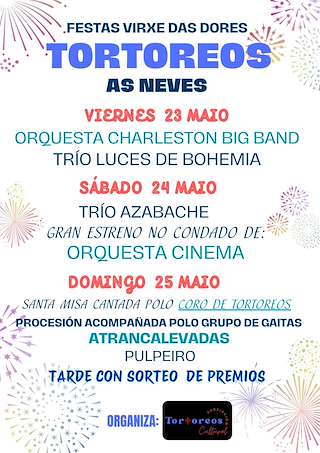 Fechas, información, programa, cartel, imágenes, mapa y ubicación de Virxe das Dores de Tortoreos  en  As Neves