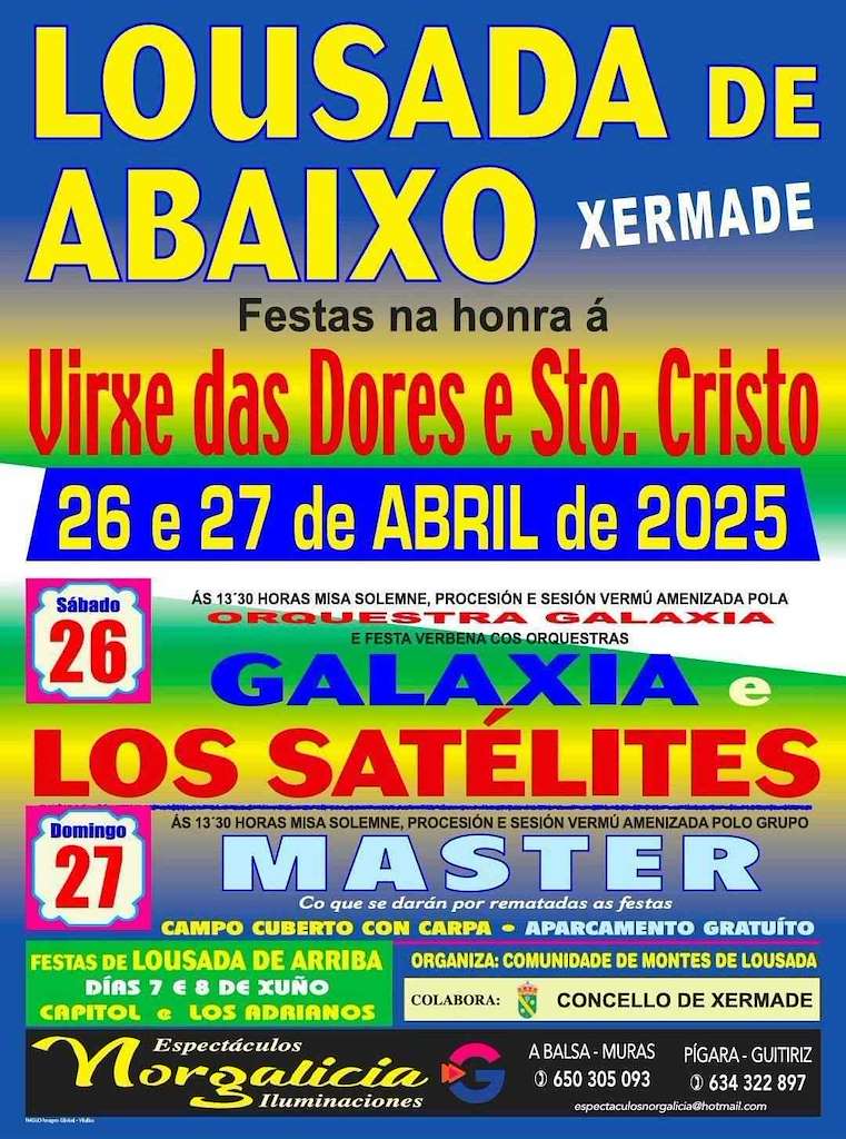 Virxe das Dores e Santo Cristo de Lousada de Abaixo (2025) en Xermade