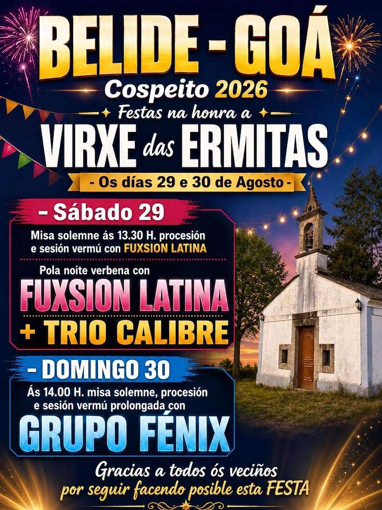 Virxe das Ermitas de Goá (2026) en Cospeito