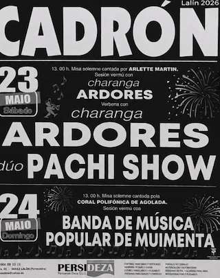 Fechas, información, programa, cartel, imágenes, mapa y ubicación de Virxe das Hermitas de Cadrón (2026)  en  Lalín