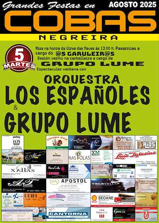 Fechas, información, programa, cartel, imágenes, mapa y ubicación de Virxe das Neves de Cobas  en  Negreira