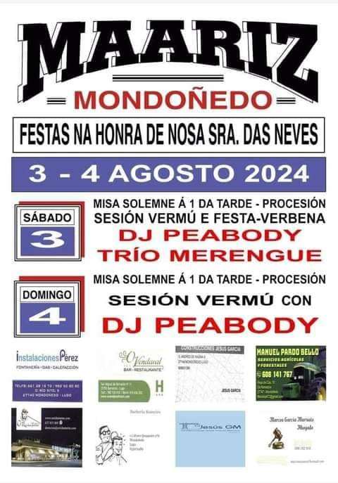 Virxe das Neves de Maariz en Mondoñedo