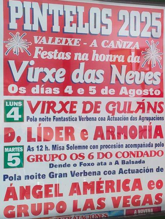 Virxe das Neves de Pintelos en A Caniza