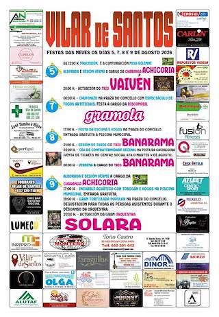 Fechas, información, programa, cartel, imágenes, mapa y ubicación de Virxe das Neves (2026)  en  Vilar de Santos