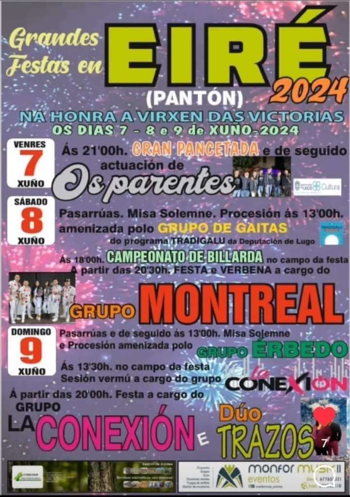 Virxe das Victorias de Eiré en Pantón