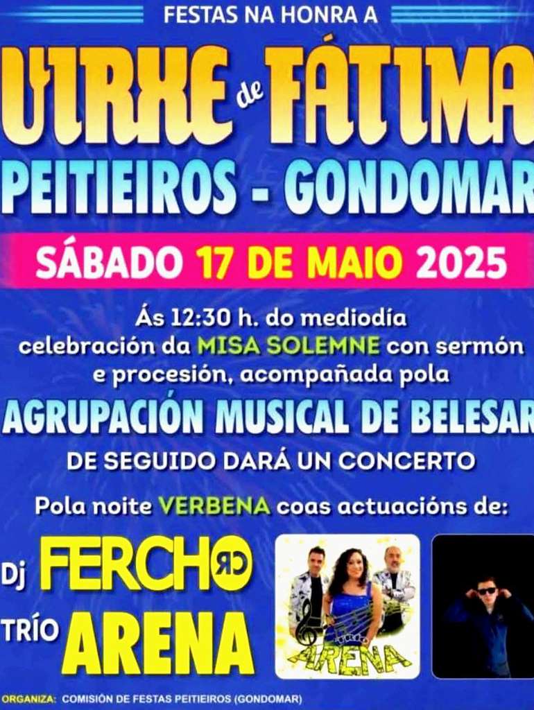 Virxe de Fátima de Peitieiros  (2025) en Gondomar
