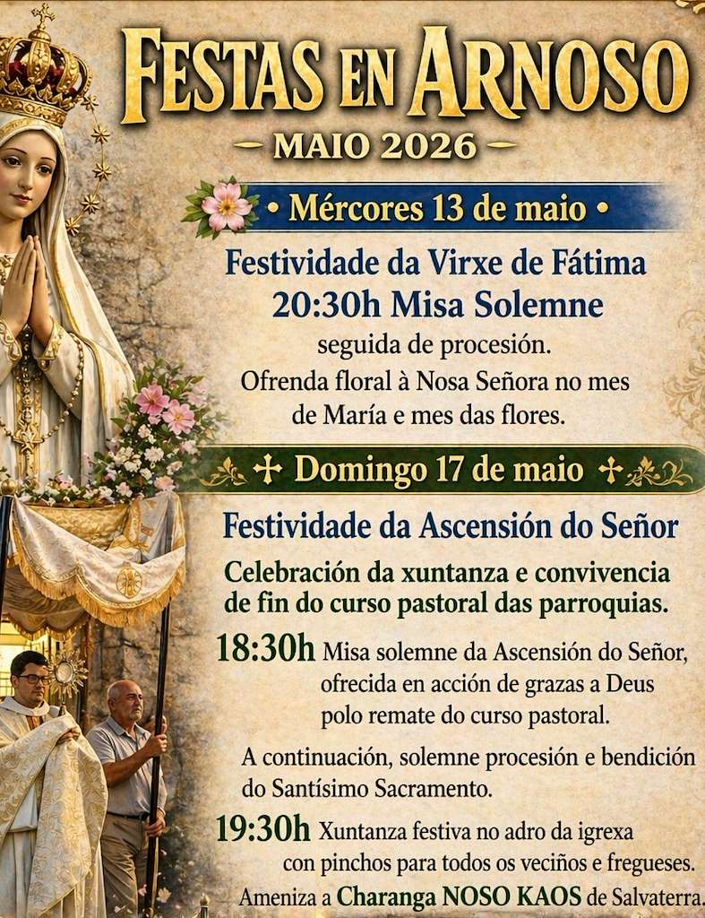 Virxe de Fátima e Ascensión do Señor de Arnoso en Ponteareas