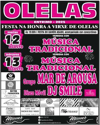 Fechas, información, programa, cartel, imágenes, mapa y ubicación de Virxe de Olelas  en  Entrimo