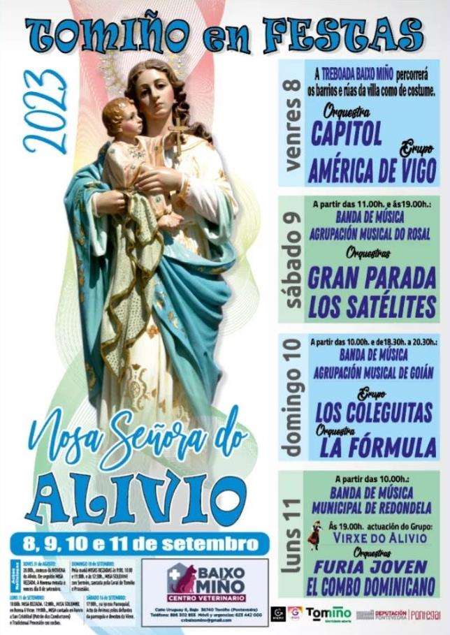Virxe do Alivio (2022) en Tomiño