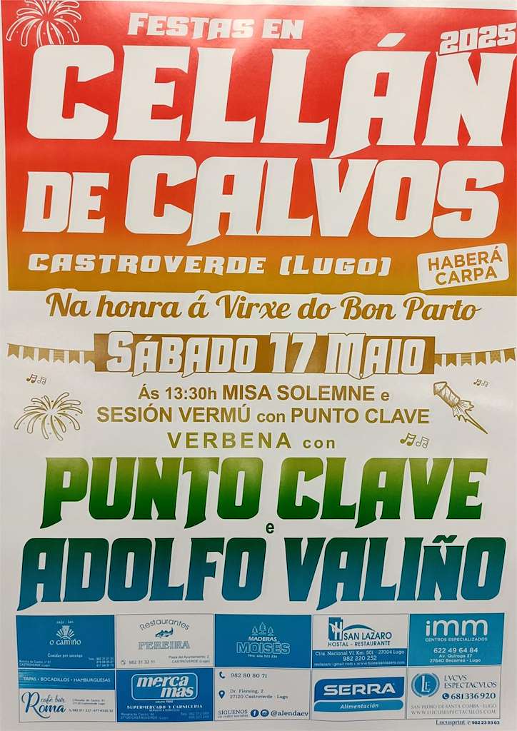Virxe do Bo Parto de Cellán de Calvos (2025) en Castroverde