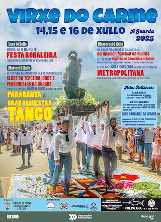 Fechas, información, programa, cartel, imágenes, mapa y ubicación de Virxe do Carme  en  A Guarda