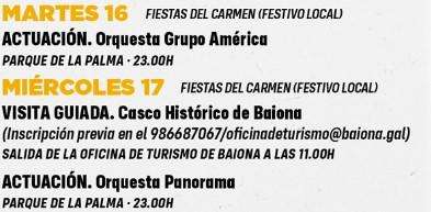 Virxe do Carme en Baiona
