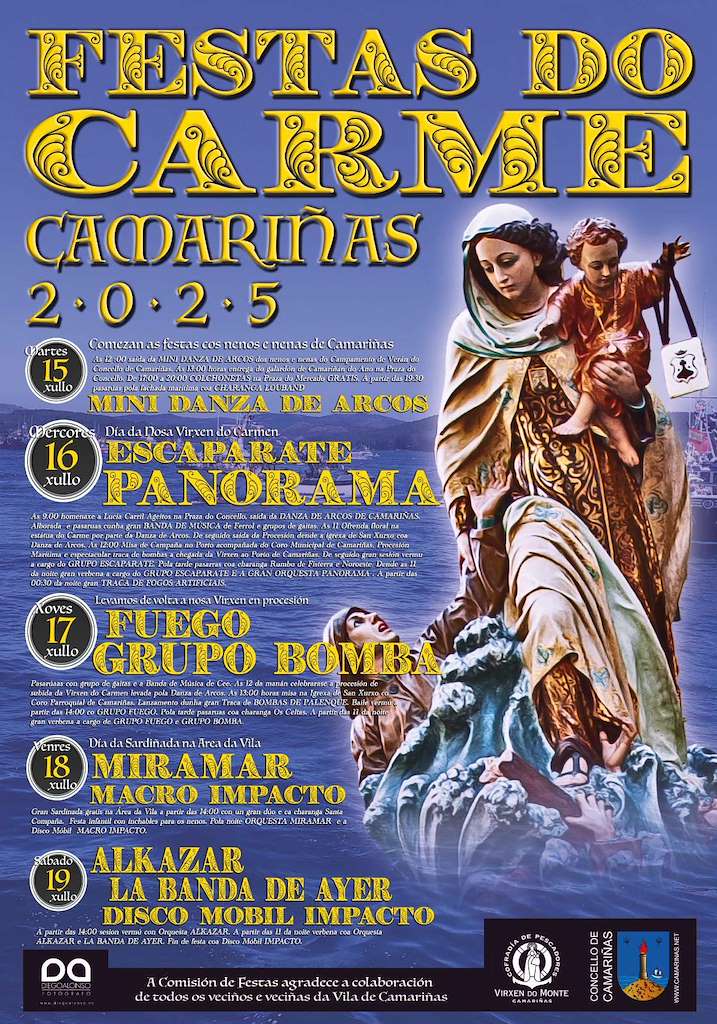 Virxe do Carme (2025) en Camariñas