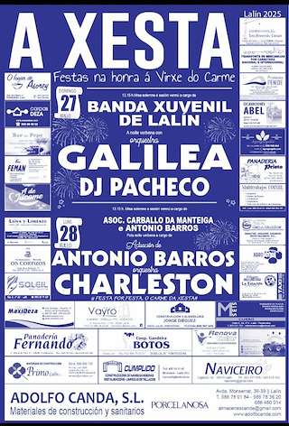 Fechas, información, programa, cartel, imágenes, mapa y ubicación de Virxe do Carme da Xesta  en  Lalín