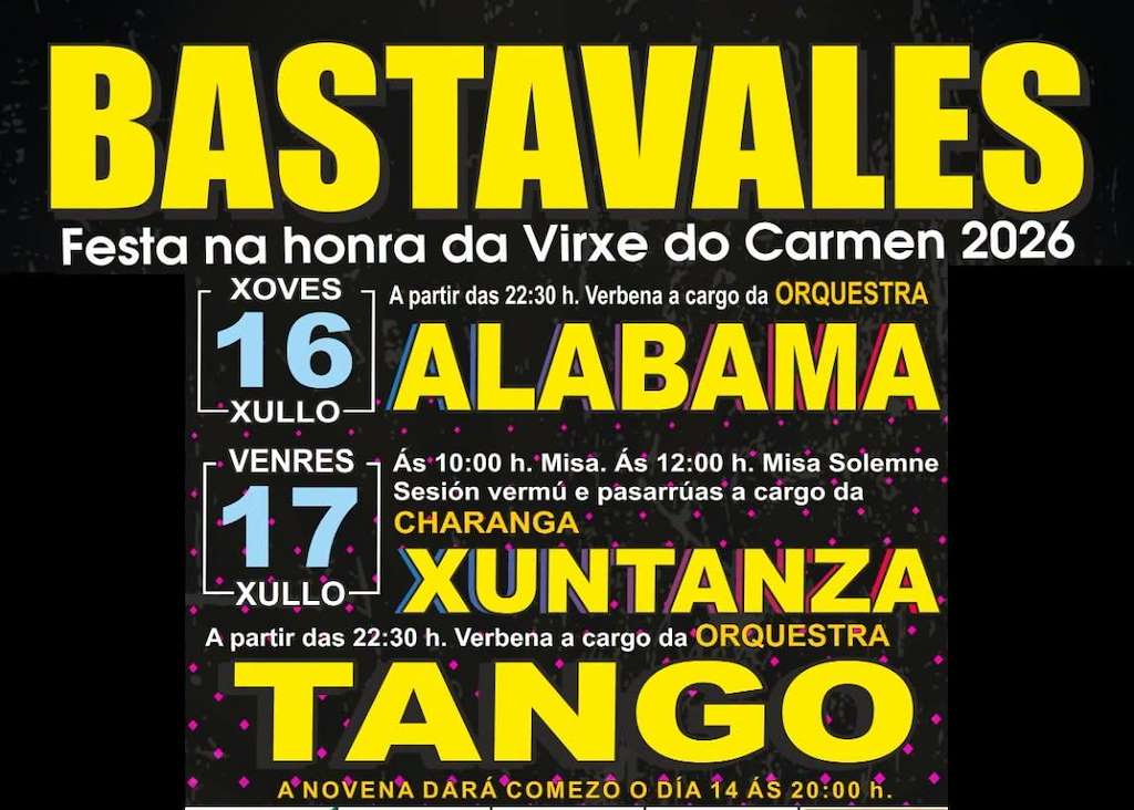 Virxe do Carme de Bastavales (2026) en Brión