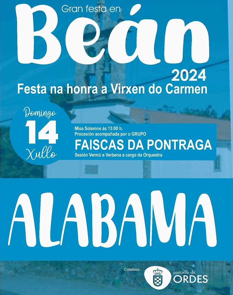Virxe do Carme de Beán en Ordes