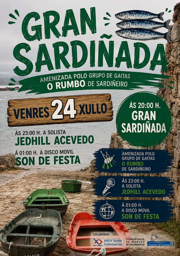 Virxe do Carme de Caldebarcos e Panchés (2026) en Carnota