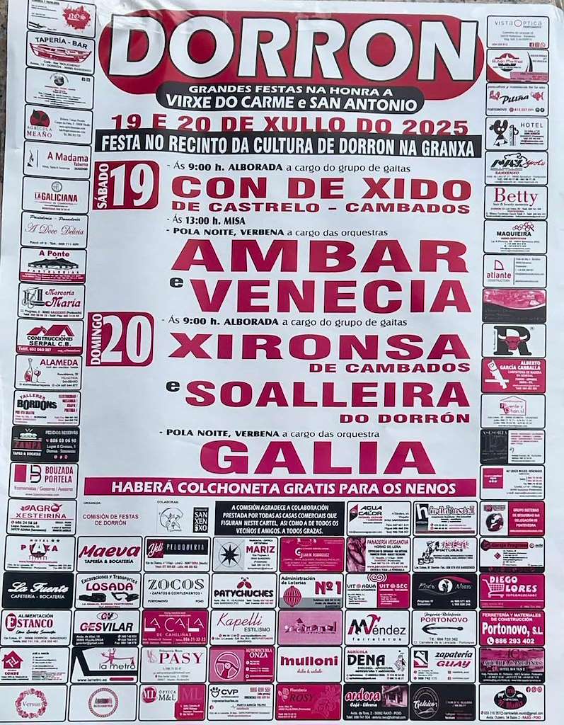 Virxe do Carme de Dorrón (2025) en Sanxenxo