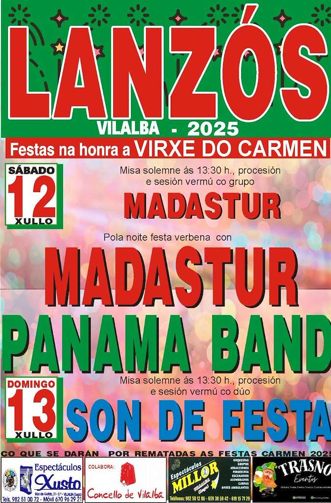 Virxe do Carme de Lanzós (2025) en Vilalba