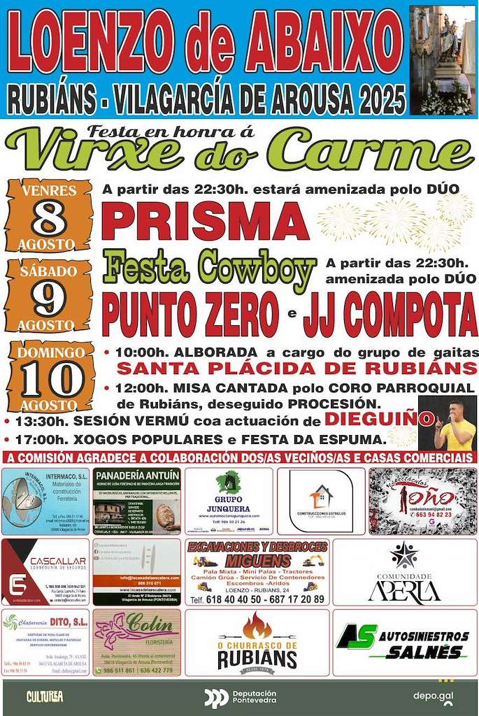 Virxe do Carme de Loenzo en Vilagarcía de Arousa