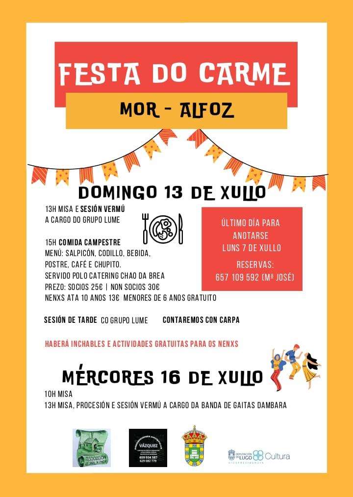 Virxe do Carme de Mor en Alfoz do Castrodouro